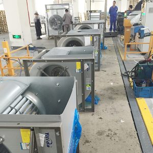 中央空调大风机装配线