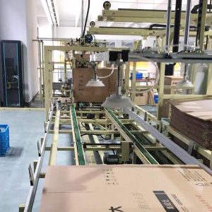 纸箱库自动开箱封箱打标成套设备