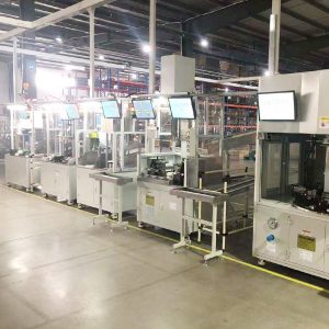 弹簧制动气室装配测试流水线